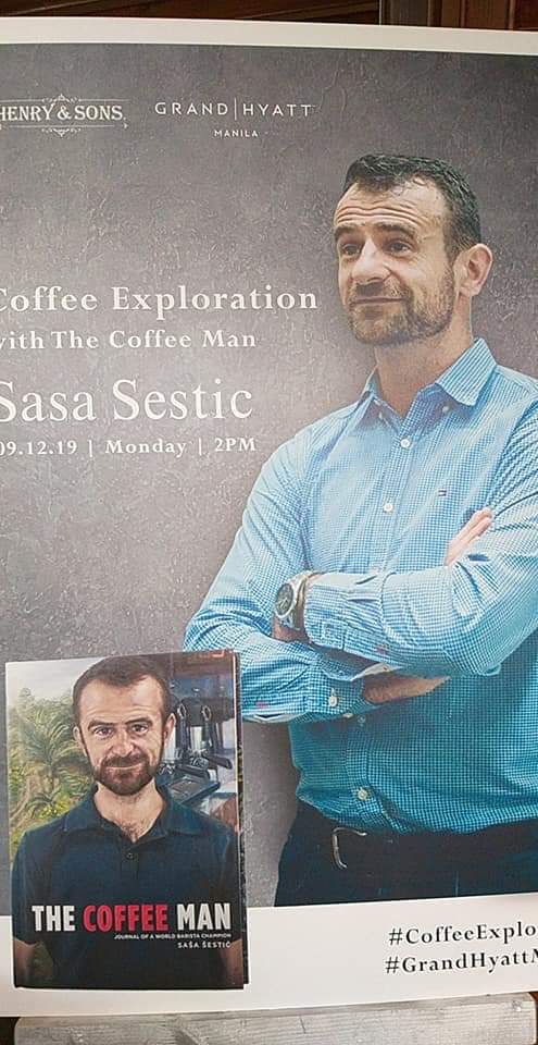 Sasa Sestic, the Coffee Man, Comes to Manila!