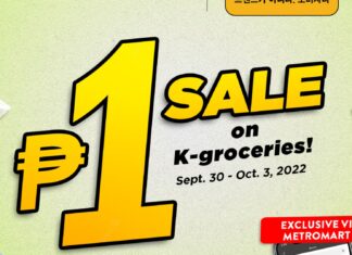 Get 1-peso snacks in MetroMart PISO SALE