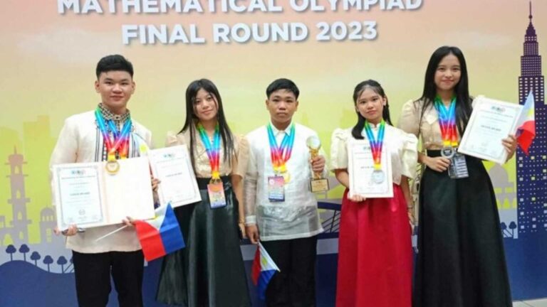 Ilocos Norte Students Bring Home 3 Golds, 2 Silvers From Math Olympiad